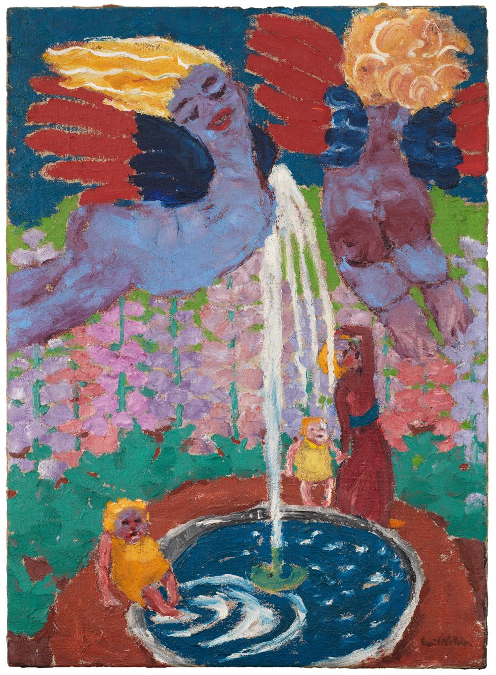 Emil Nolde - Am Springbrunnen