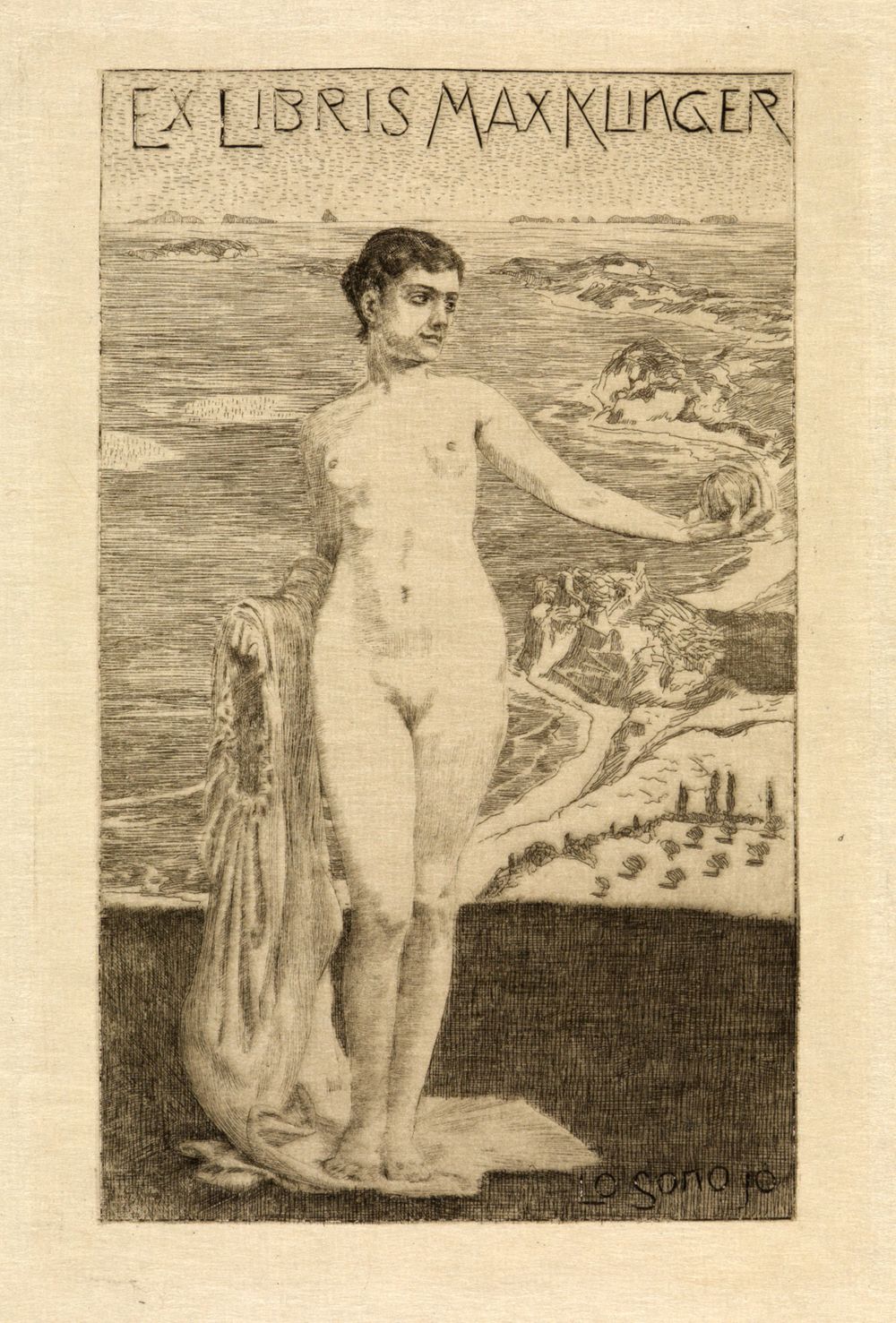 Max Klinger - Ex libris Max Klinger