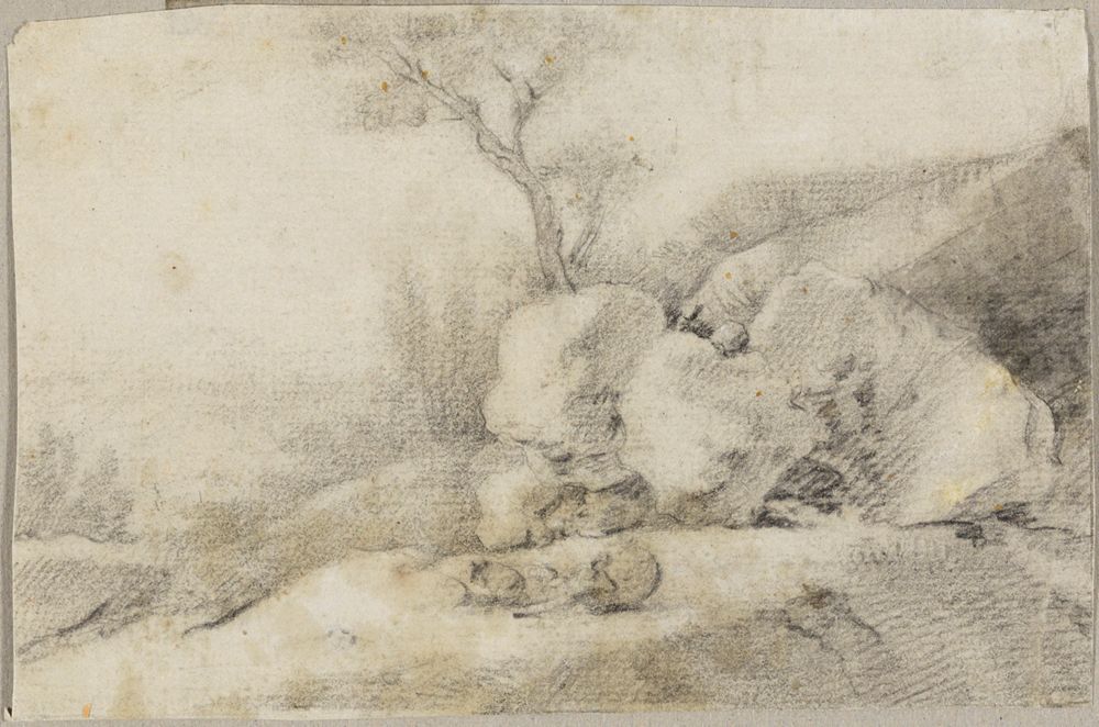 Jean Pillement - Landschaftsstudie