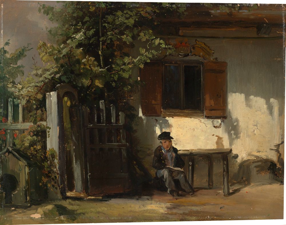 Johann Baptist Kirner - An der Gartentür
