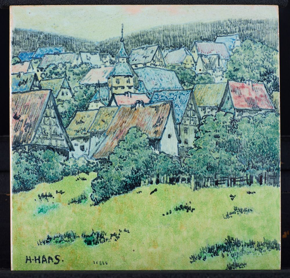 Hermann Haas - Ansicht eines Dorfes