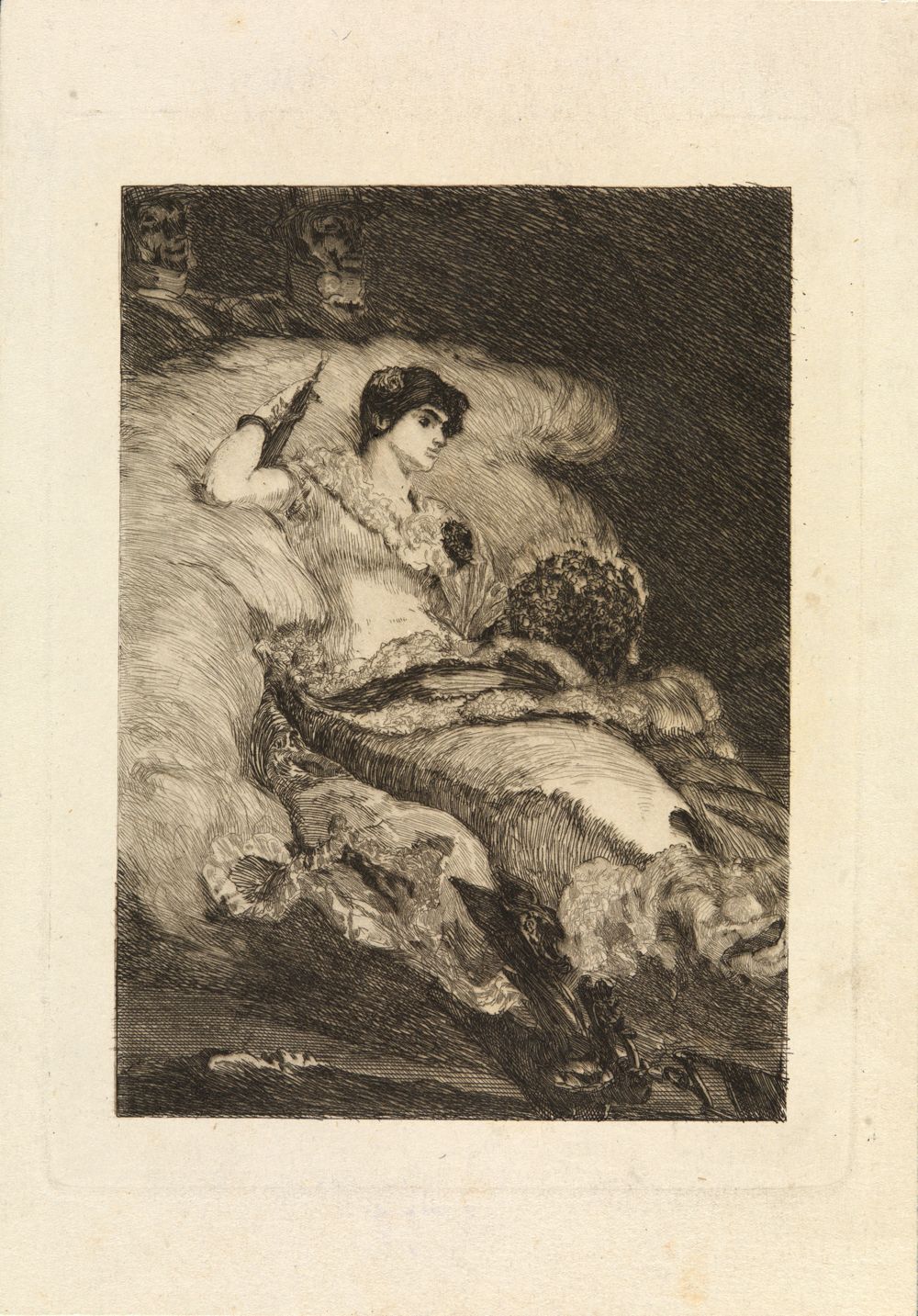 Max Klinger - Die Balldame