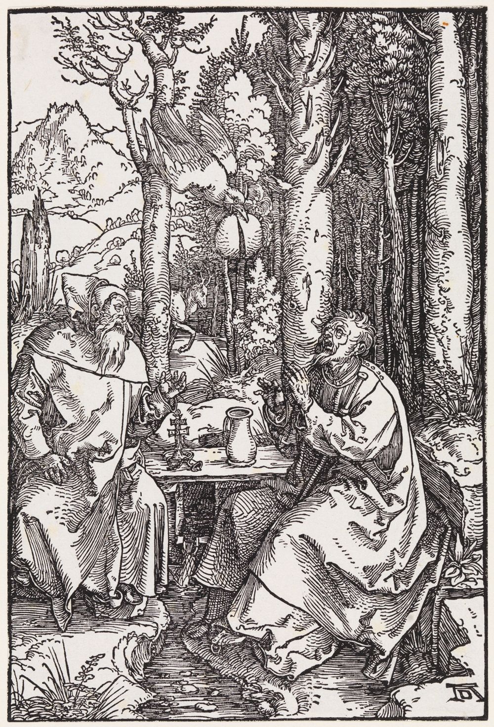 Albrecht Dürer - Die heiligen Einsiedler Antonius und Paulus