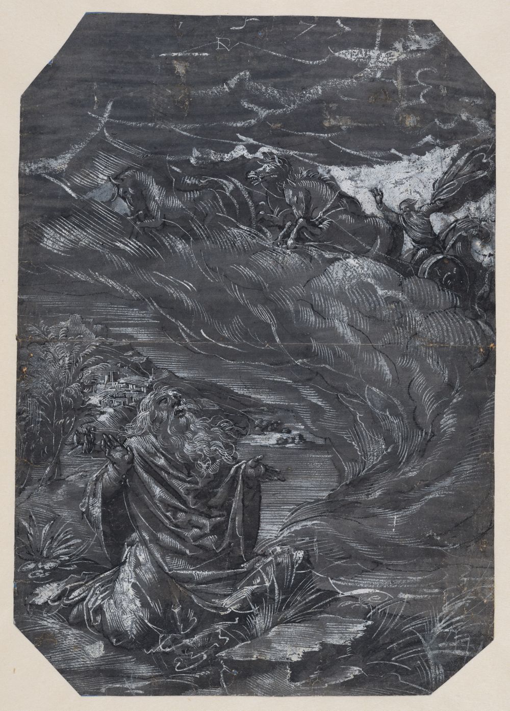 Daniel Lindtmayer (1552) - Die Himmelfahrt des Elias