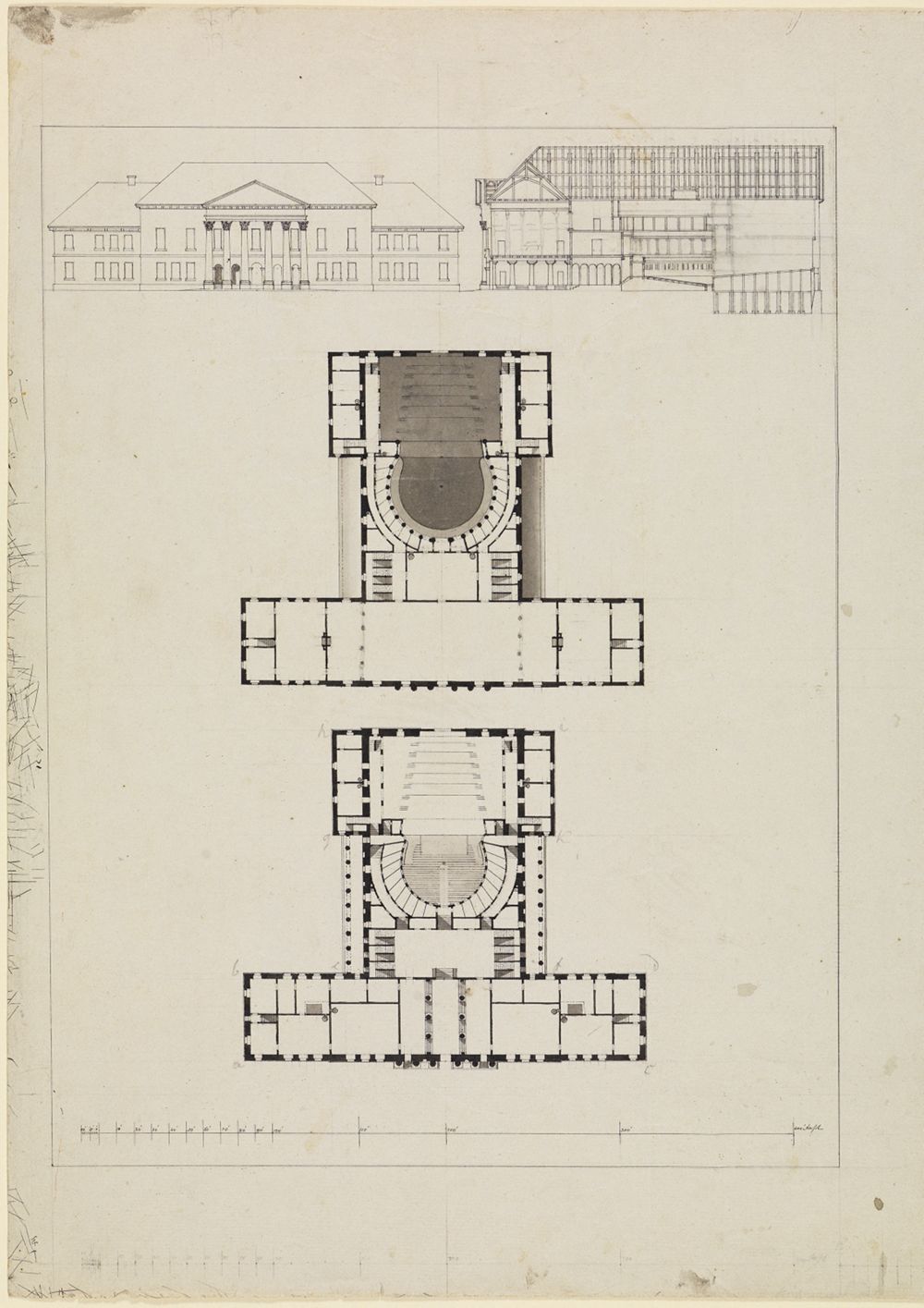 Friedrich Weinbrenner - Karlsruher Hoftheater