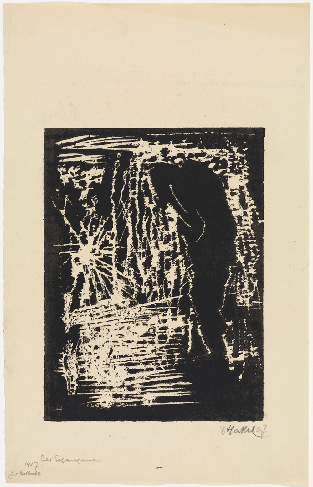 Erich Heckel - Der Gefangene