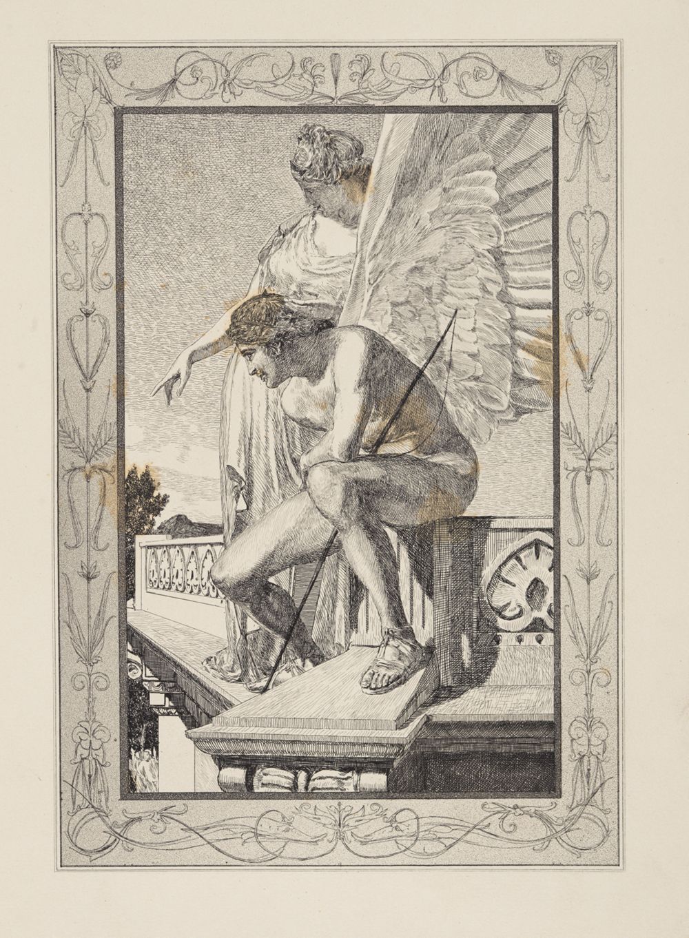 Max Klinger - Venus zeigt Amor Psyche (Amor und Psyche, Opus V, Blatt 4)