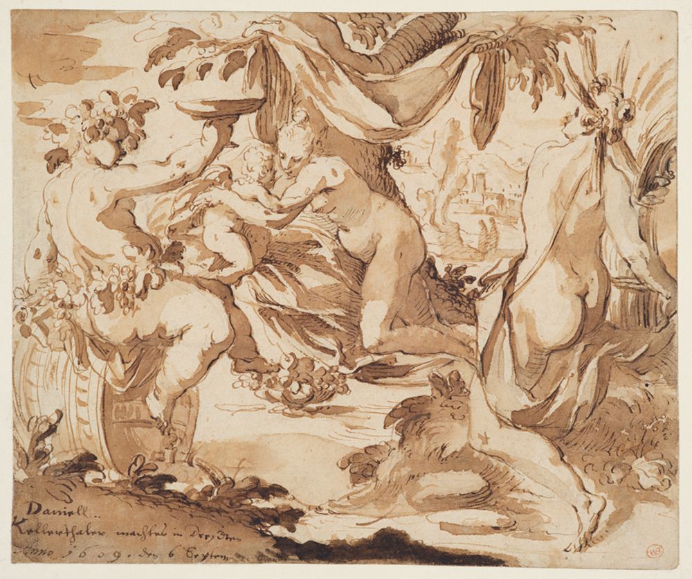 Daniel Kellerthaler - Venus mit Cupido zwischen Bacchus und Ceres