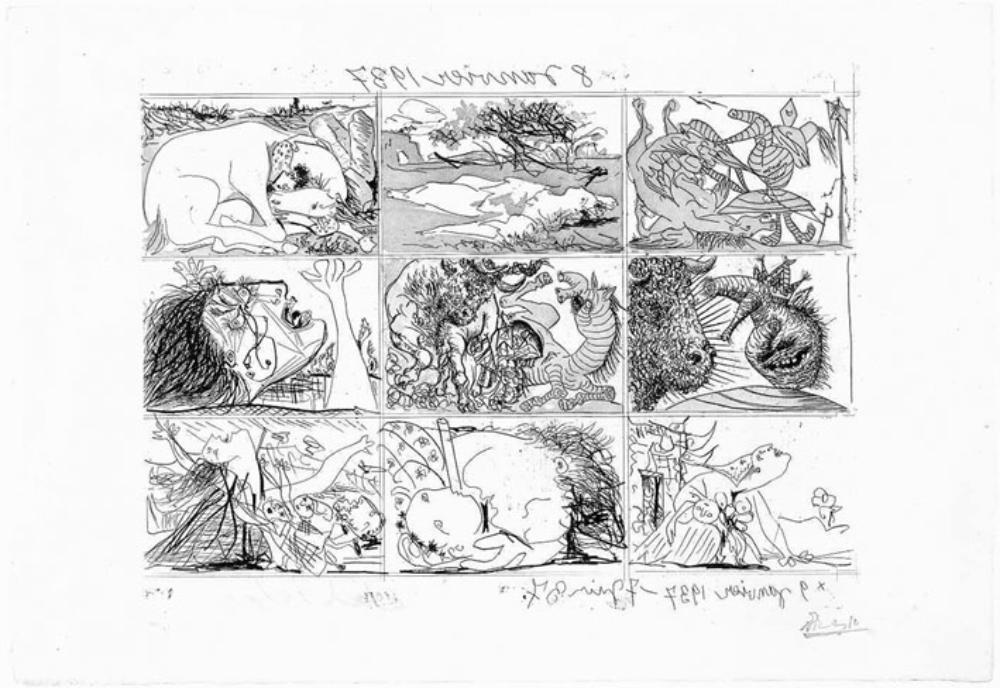 Pablo Picasso - Sueno y Mentira de Franco