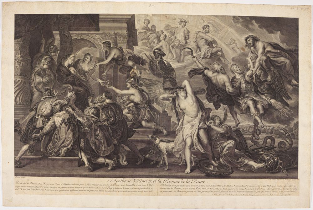 Gaspard Duchange - Die Apothéose Henri IV.