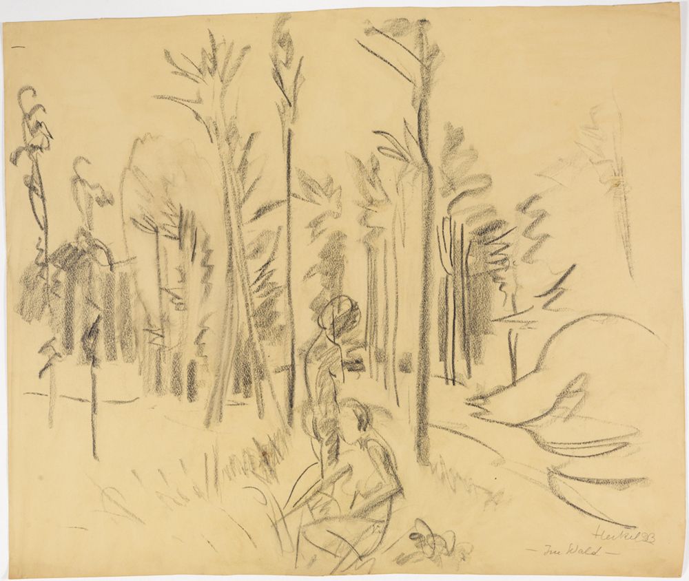 Erich Heckel - Im Wald