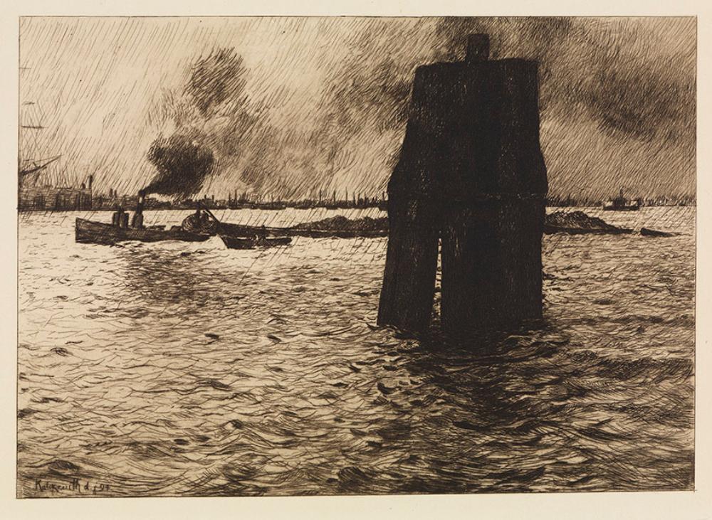 Leopold von Kalckreuth (Graf) - Hamburger Hafen (Duc dAlbe)