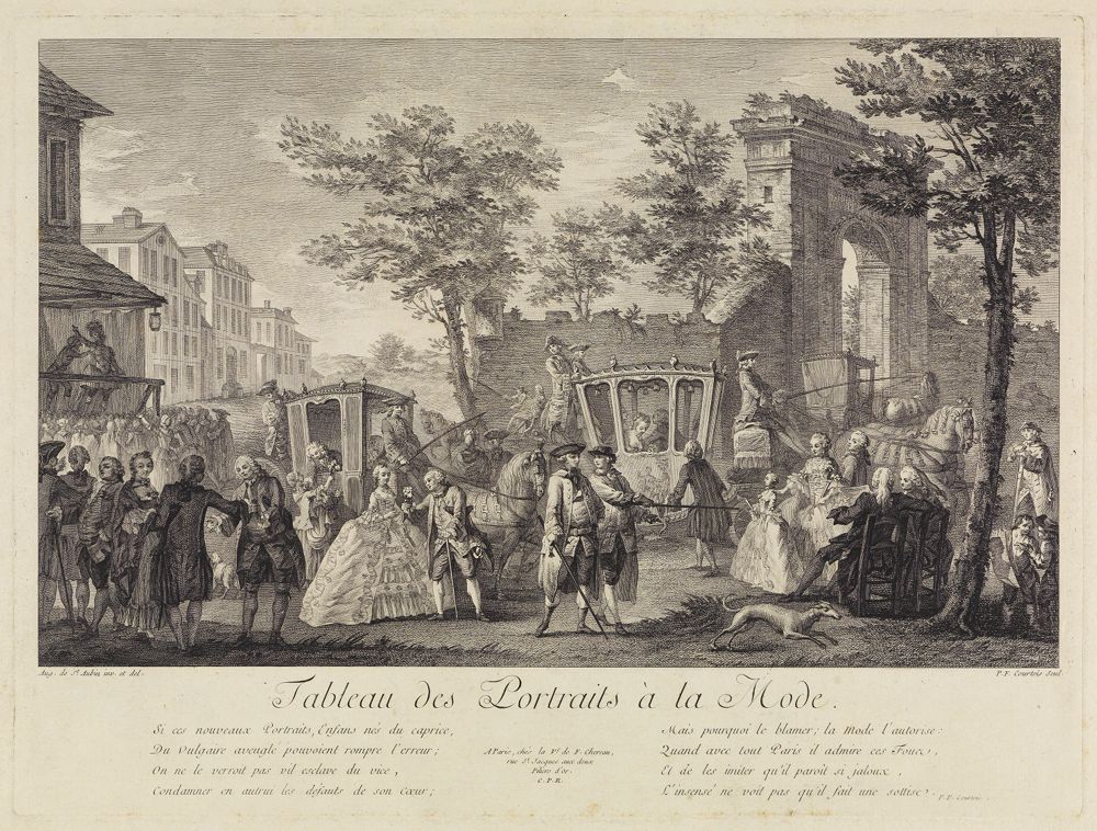 Pierre Francois Courtois - Tableau des Portraits à la Mode