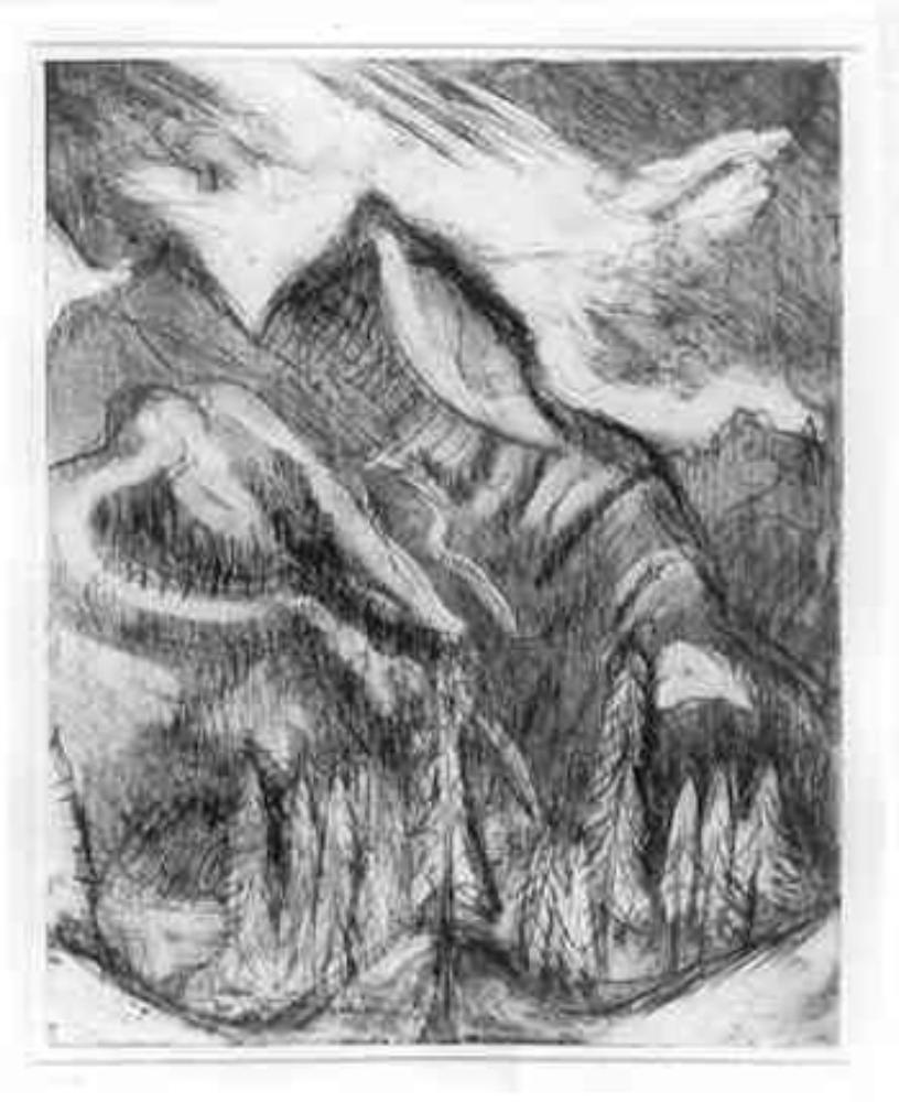 Ernst Ludwig Kirchner - Amselflu von der Grüne aus