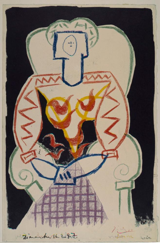 Pablo Picasso - Frau im Lehnstuhl (La femme au fauteuil)