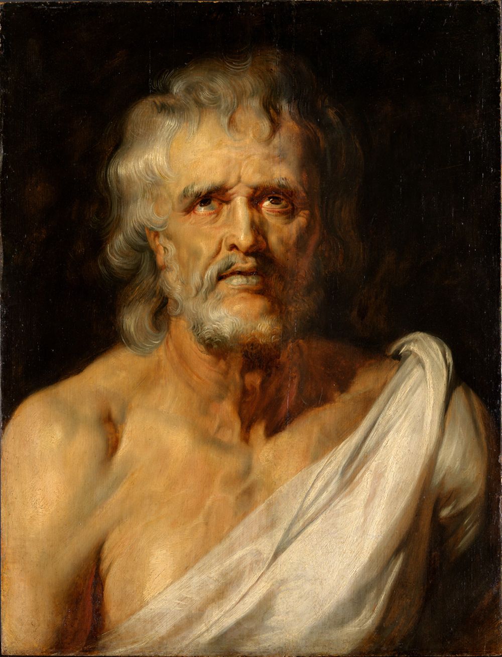 Brustbild des Philosophen Seneca
