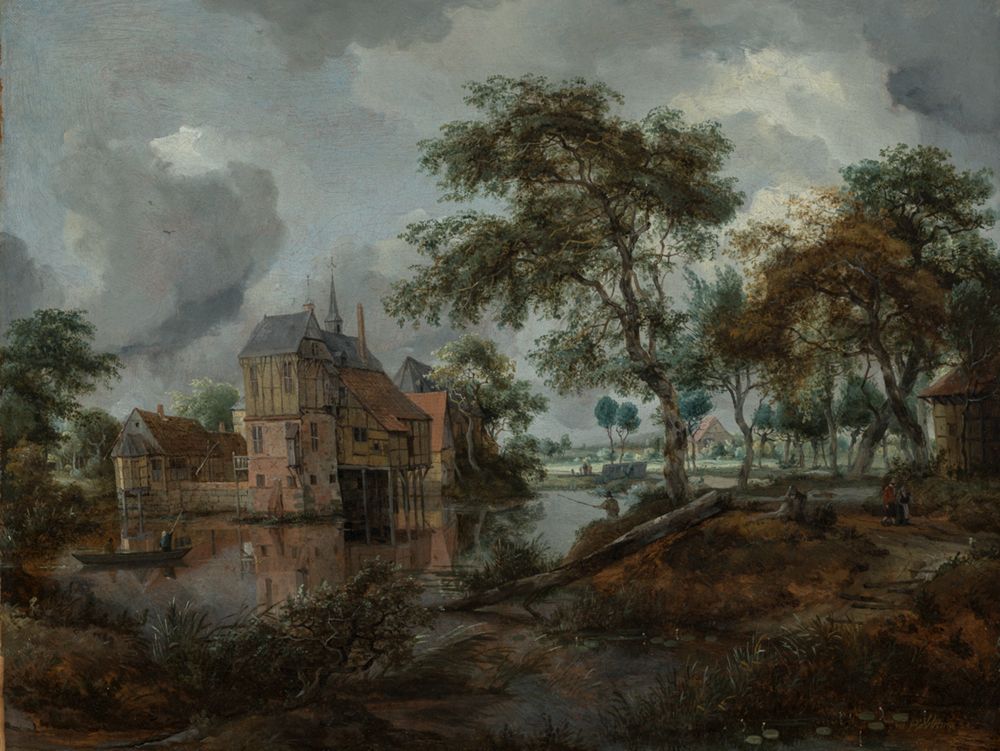 Meindert Hobbema - Das Schloss von Ootmarsum