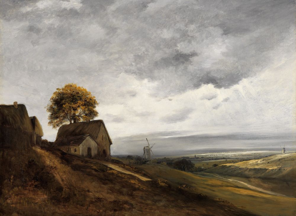 Georges Michel - Landschaft bei Paris