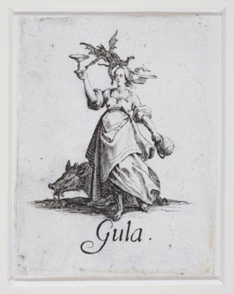 Jacques Callot (1592) - Die Unmäßigkeit (Gula)