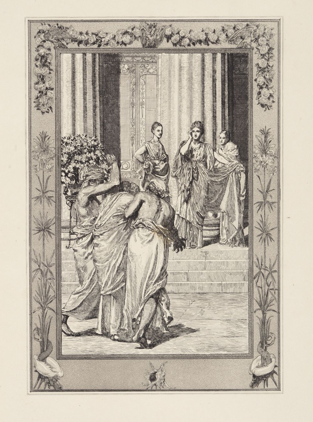 Max Klinger - Psyche und Venus (Amor und Psyche, Opus V, Blatt 34)