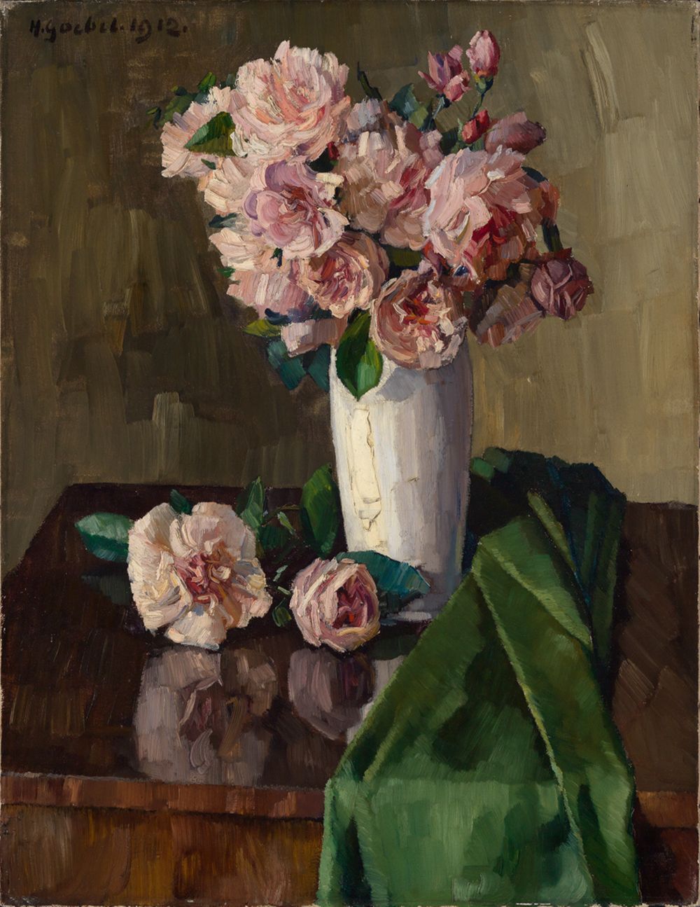 Hermann Goebel - Rosenstilleben