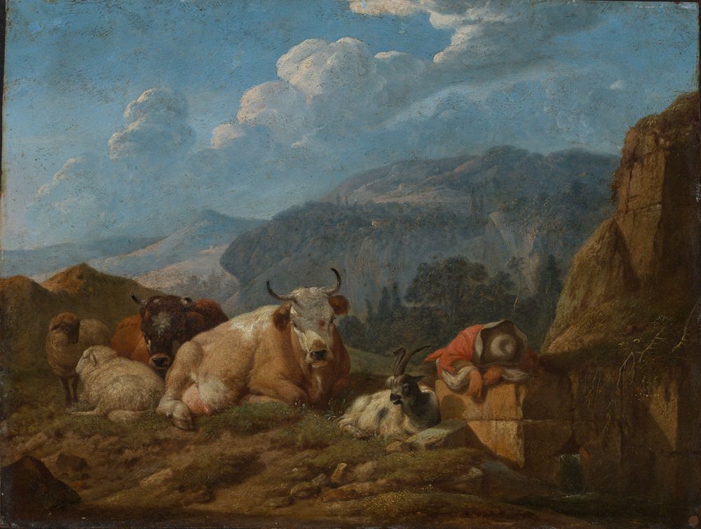 Joh. Heinrich Roos - Italienische Berglandschaft