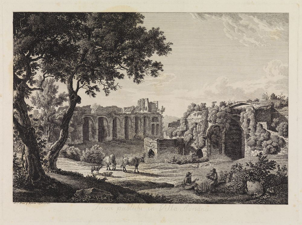 Albert Christoph Dies - Tivoli: die Villa des Hadrian, die große Thermenanlage