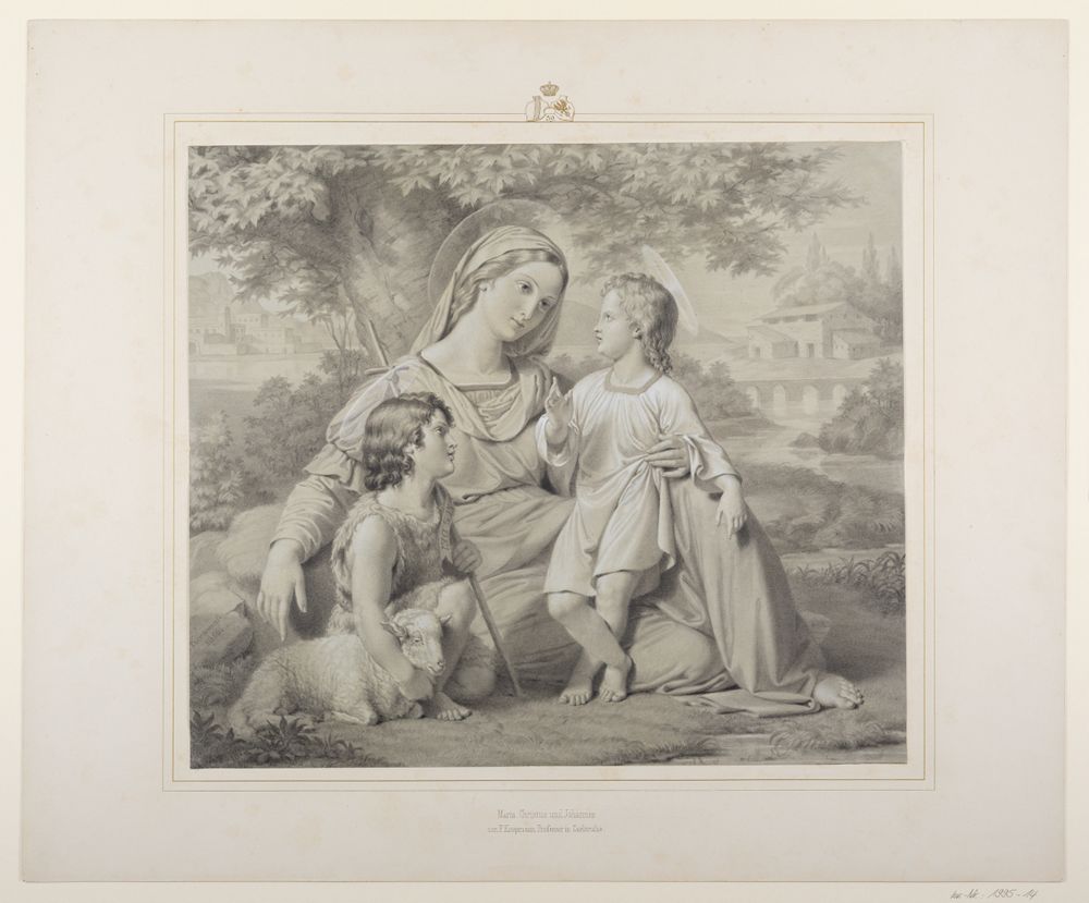Carl Koopmann - Maria mit Christus und Johannes d.T.