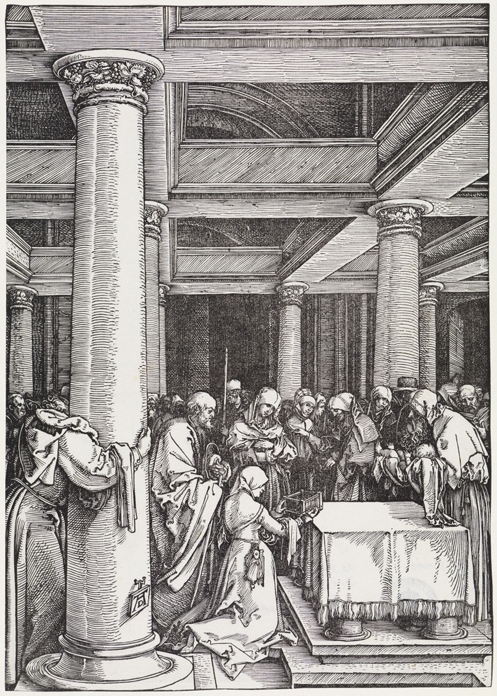 Albrecht Dürer - Die Darstellung im Tempel