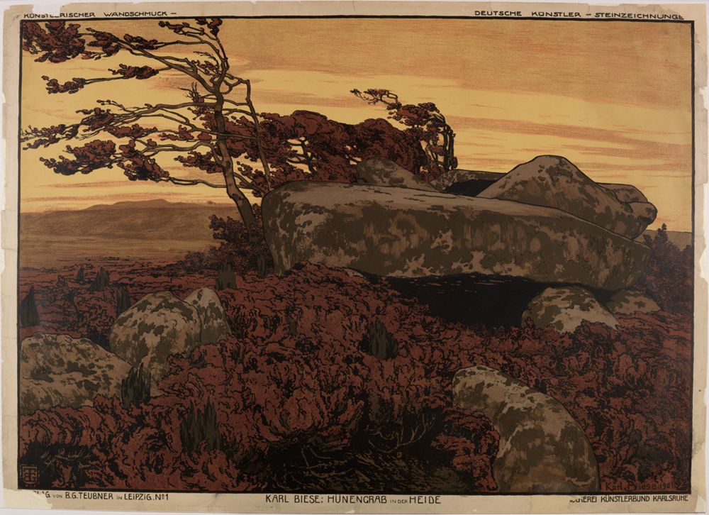 Karl Biese - Hünengrab in der Heide