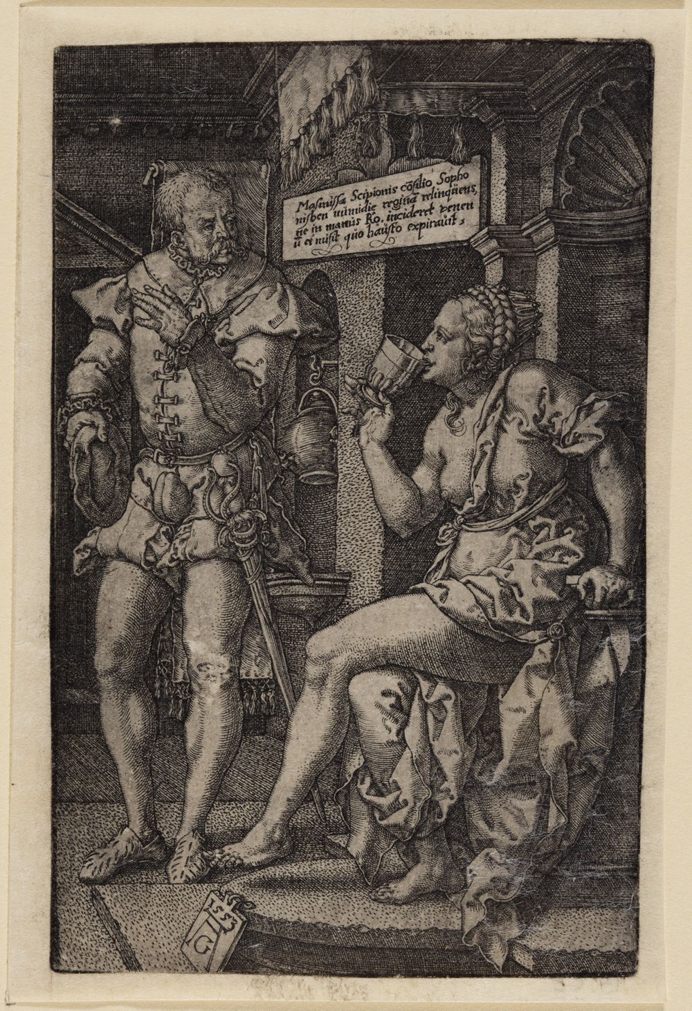 Heinrich Aldegrever - Sophonisbe