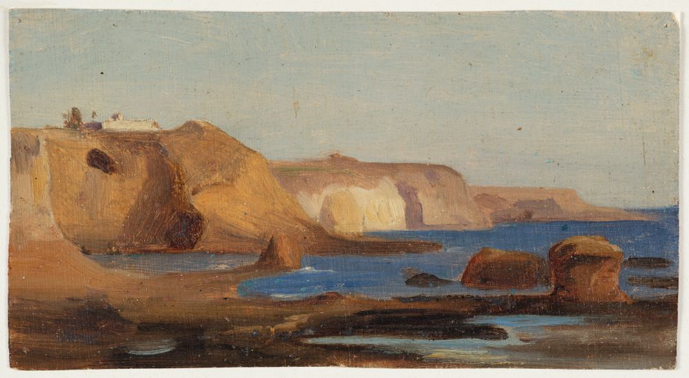 Wilhelm Klose - Südliche Felsenlandschaft vor Meeresküste