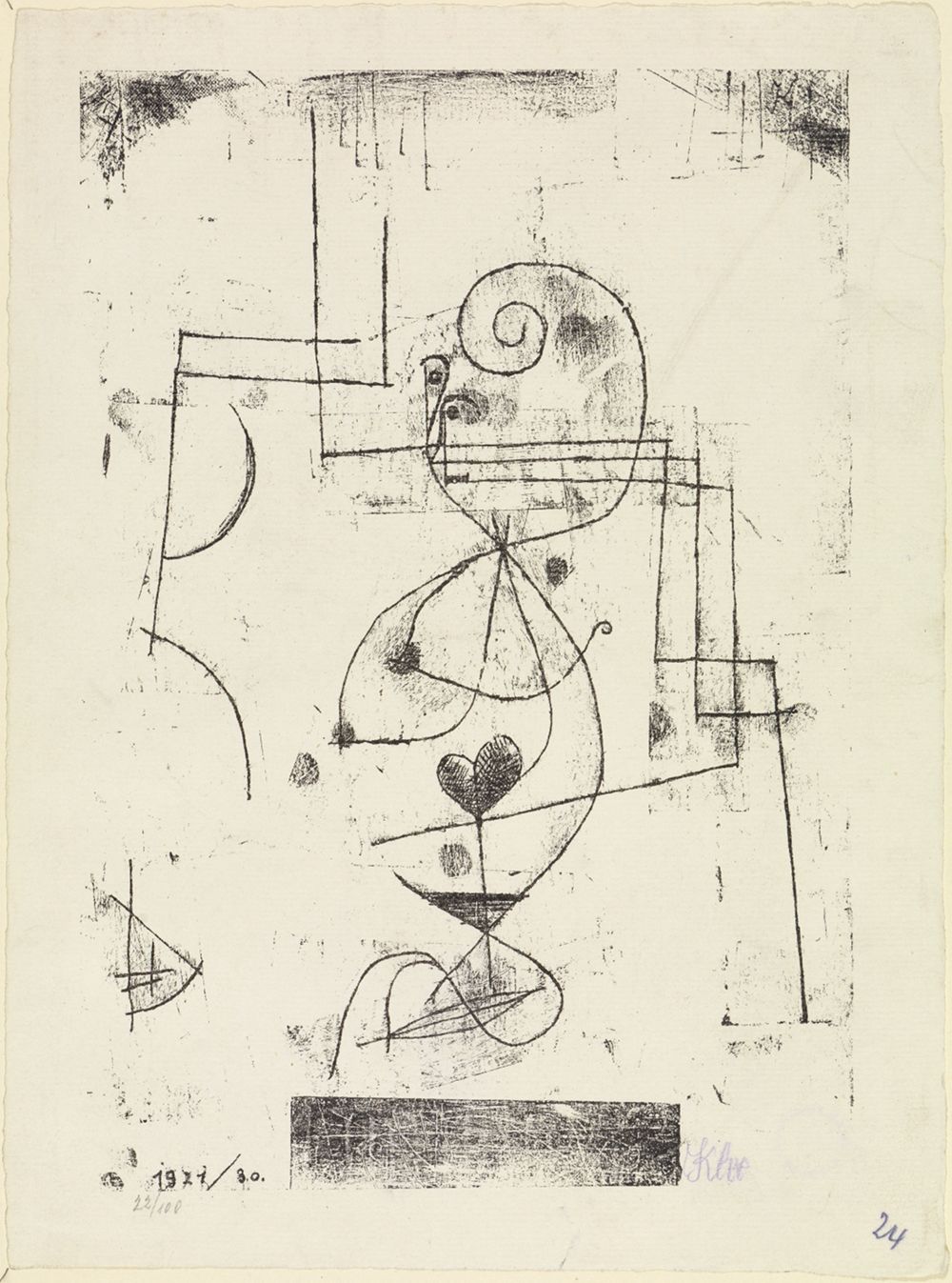 Paul Klee - Herzdame