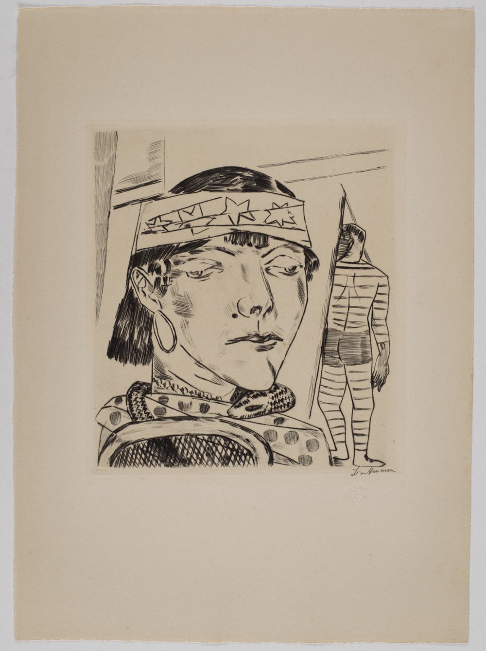Max Beckmann - Schlangendame