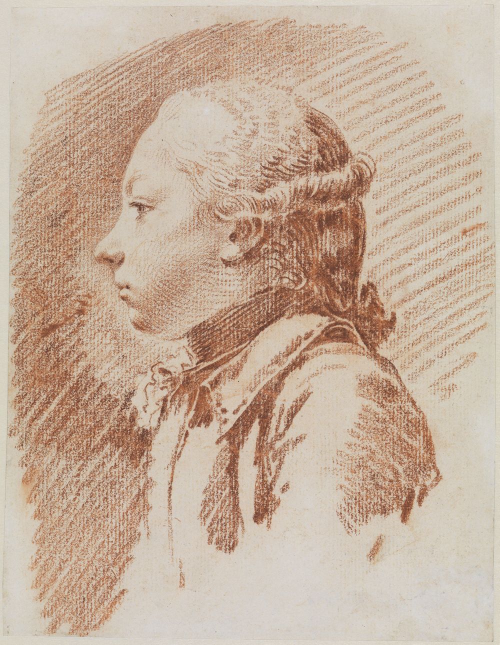 Carl Friedrich Autenrieth - Brustbild eines Jünglings nach links (Erbprinz Karl Ludwig?)