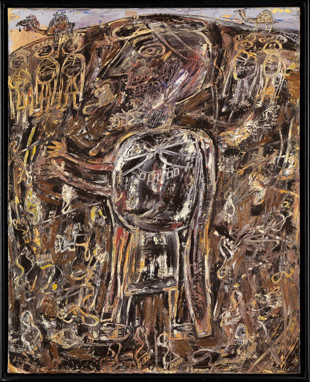 Jean Dubuffet - Araber mit Fußspuren