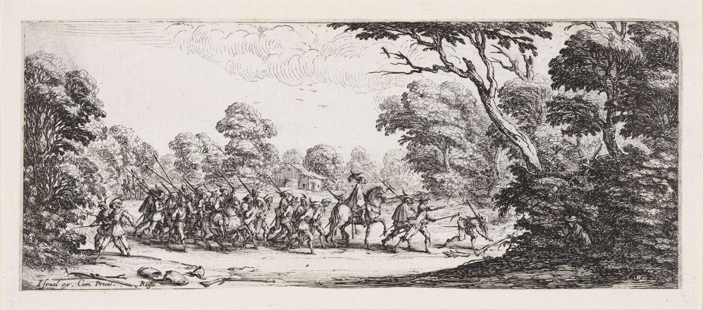 Jacques Callot - Aufspüren der Missetäter