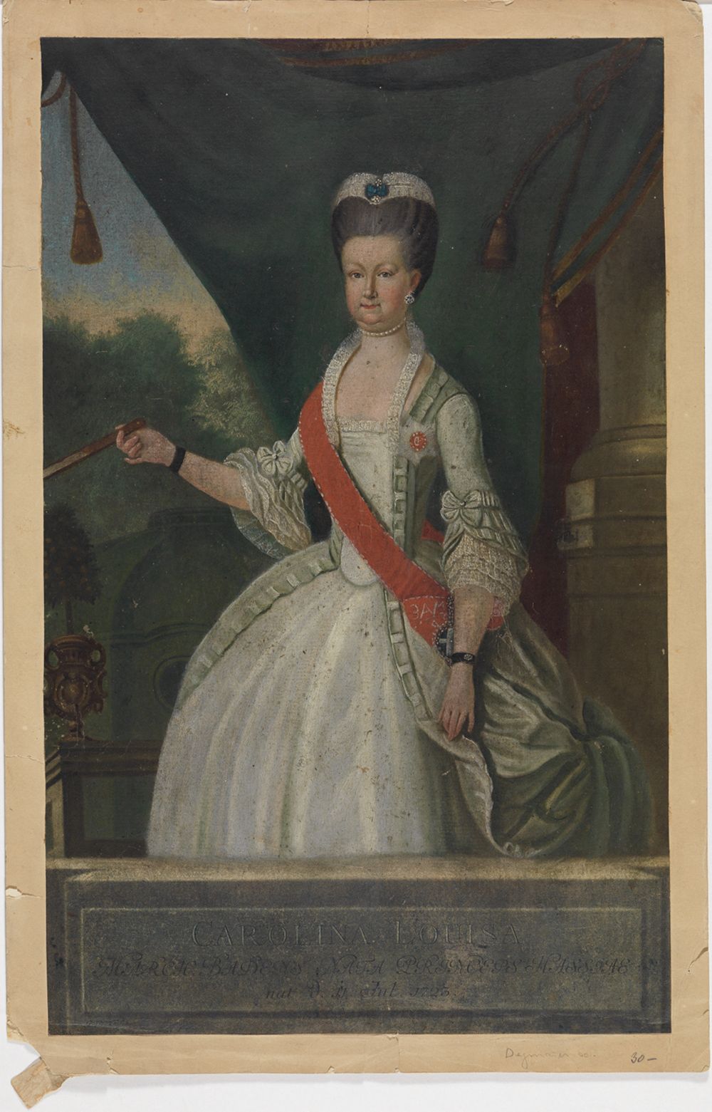 August Hermann Jakob Degmair - Karoline Luise von Hessen Darmstadt, Markgräfin von Baden 1723-1783