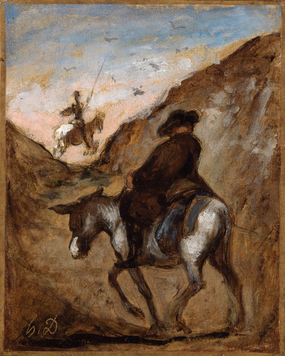 Honoré Daumier - Don Quijote und Sancho Panza