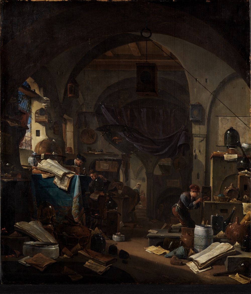 Thomas Wijck - Alchimist in seiner Werkstatt