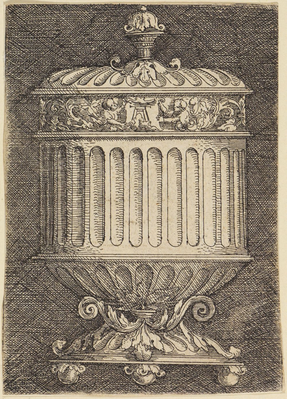 Albrecht Altdorfer - Pokal, auf drei Kugelfüssen stehend