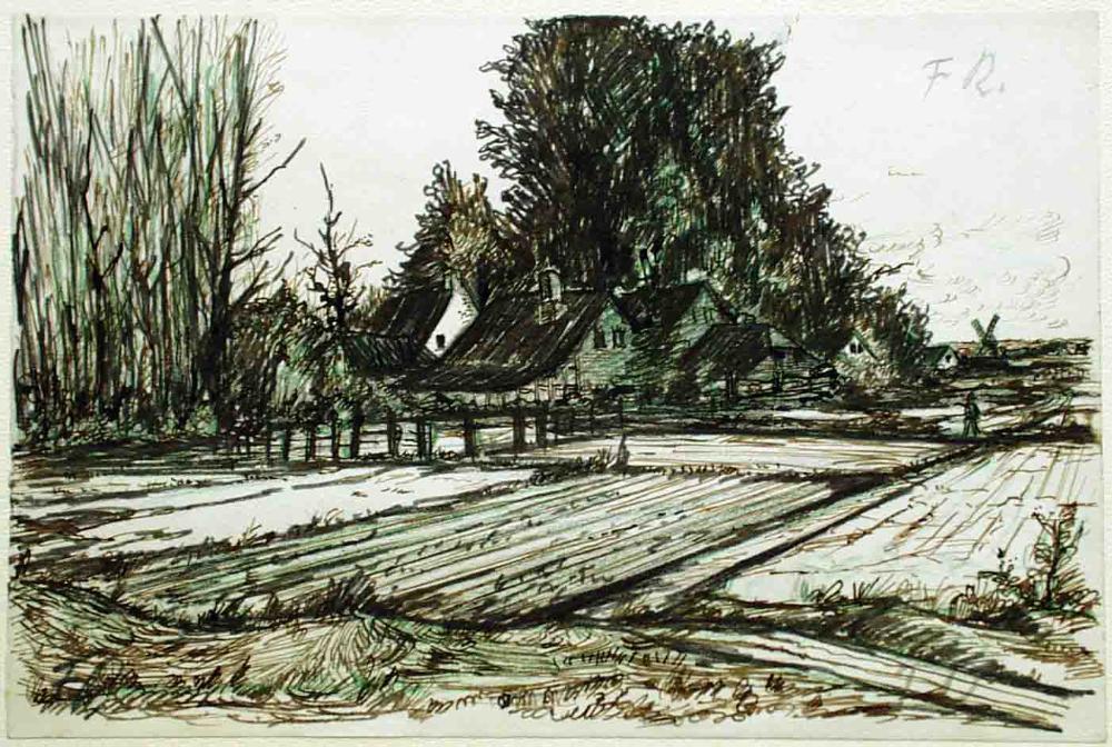 Franz Radziwill - Landschaft bei Varel