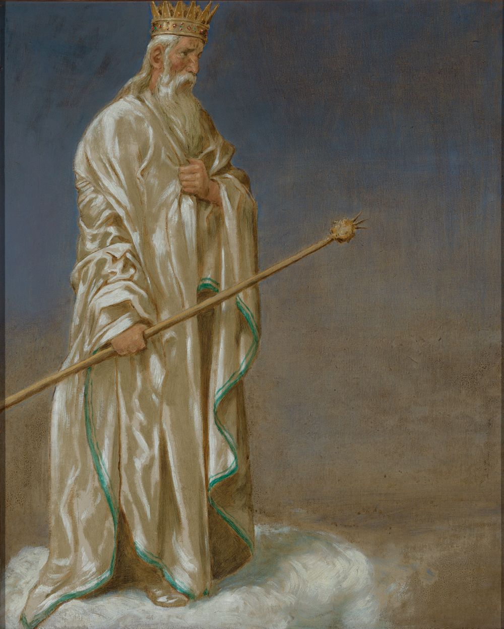 Hans Thoma - Januar (Eiskönig)