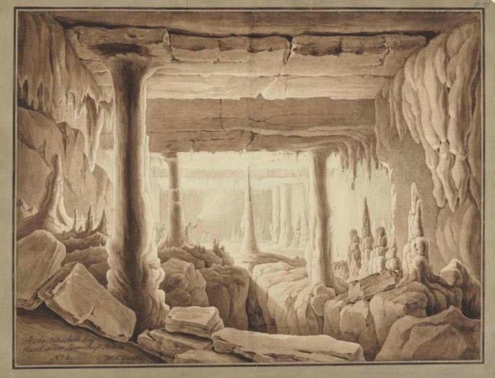 Friedrich Wilhelm Gmelin - Die Stalaktitenhöhle bei Hasel in Südbaden III