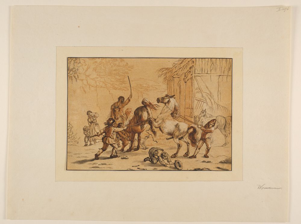 Johann Gottlieb Prestel - Pferdeszene