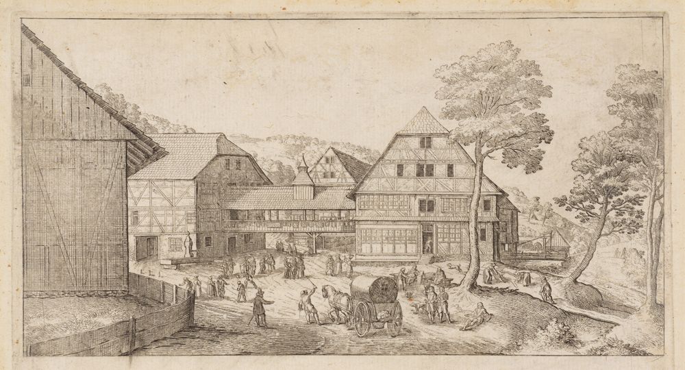 Friedrich Brentel - Die Badehäuser von Peterstal im Schwarzwald