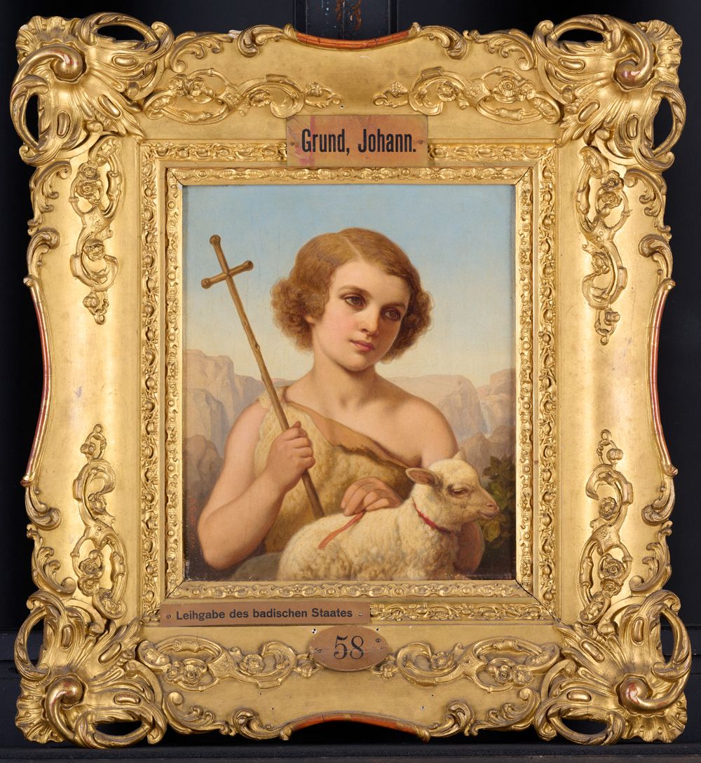 Johann Grund (1808) - Johannesknabe mit dem Lamm