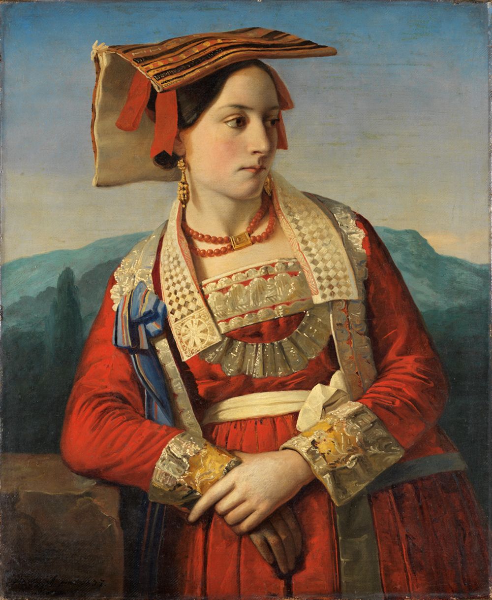 Georg Wilhelm Fasel - Bildnis einer jungen Römerin