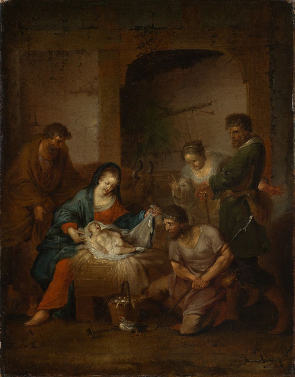Januarius Zick - Anbetung der Hirten