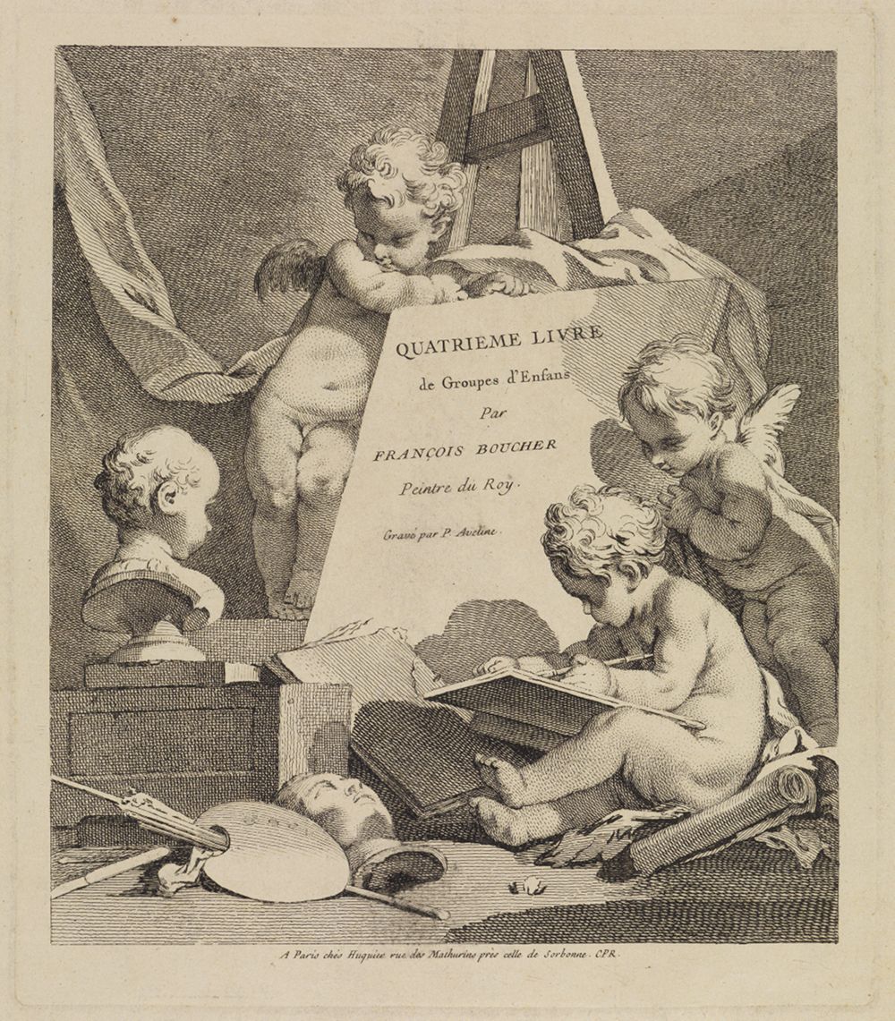 Pierre-Alexandre Aveline - Titelblatt (Quatrieme Livre)